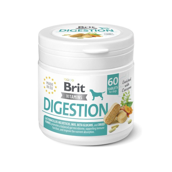 Витамины для собак Brit Vitamins Digestion 120 г 60 таблеток