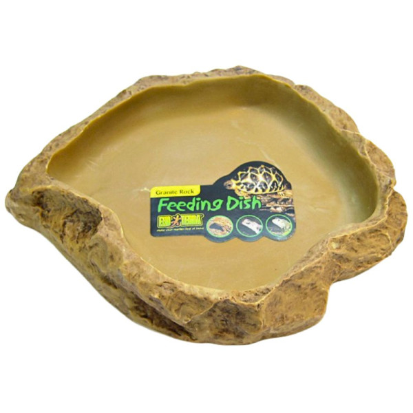 Годівниця для рептилій Exo Terra «Feeding Dish» L 21 x 18 x 3 см - пластик