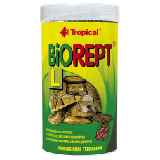 Сухий корм для сухопутних черепах Tropical в паличках «Biorept L» 250 мл