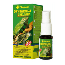 Бальзам для рептилій Tropical Ophtalvit-A Chelonia догляд за шкірою та очима 15 мл