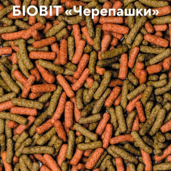 Сухий корм для водоплавних черепах Природа в паличках Біовіт «Черепашки» 25 г