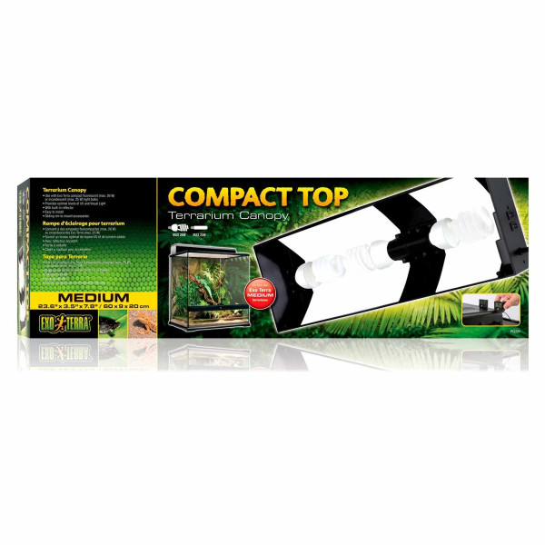 Світильник для тераріума Exo Terra «Compact Top» E27, 60 x 9 x 20 см