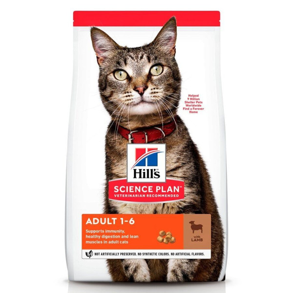 Сухий корм для котів Hill's Science Plan Adult 1,5 кг - ягня