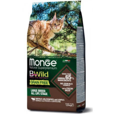 Сухий корм для котів Monge Cat Bwild Grain Free Буйвол (для котів великих порід з 2-х місяців) 10 кг