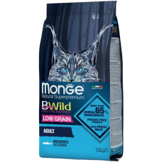 Сухий корм для кішок Monge Cat Bwild Low Grain Анчоус 1.5 кг