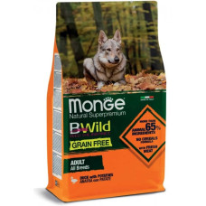 Сухий корм для собак Monge Dog Bwild Grain Free Качка 15 кг