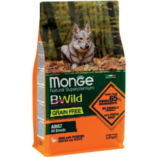 Сухий корм для собак Monge Dog Bwild Grain Free Качка 2.5 кг