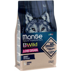 Сухий корм для собак Monge Dog Bwild Low Grain Гусак 2.5 кг