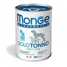 Консерва для собак Monge Dog Solo 100% Тунець 400 г