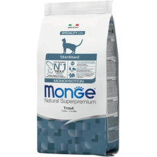 Сухий корм для стерилізованих котів Monge Cat Monoprotein Sterilised с Фореллю 10 кг