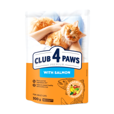 Club 4 Paws Premium сухой корм для кошек 300 г - лосось