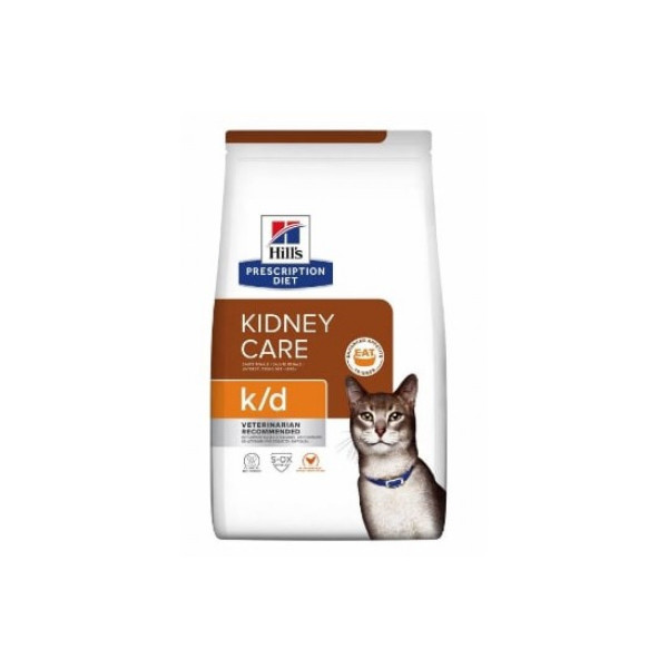 Hills PD Feline K/D Лікувальний корм для котів Рекомендований при хворобах нирок СКХ, курка -3 кг
