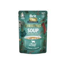 Корм вологий Brit Care Christmas Beef Soup д/котів різдвяний суп з яловичиною 75 г