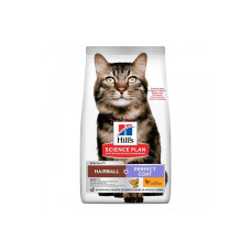 Сухий корм Hills SP Adult Hairball Perfect Coat, для виведення шерсті та здоров'я шкіри у кішок, 3 кг