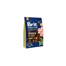 Сухий корм для цуценят Brit Premium Dog Junior M 3 кг - курка
