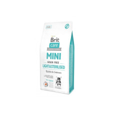 Сухий корм для собак Brit Care Grain Free Mini Light & Sterilised 7 кг - кролик і лосось