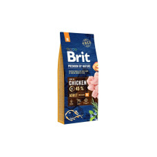 Сухий корм для собак Brit Premium Dog Adult M 15 кг - курка