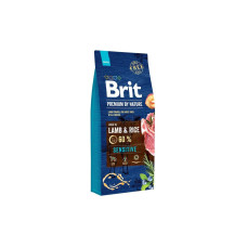 Сухий корм для собак Brit Premium Dog Sensitive 15 кг - ягня та рис
