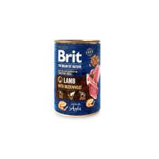 Вологий корм для собак Brit Premium By Nature 400 г - ягня
