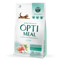 Сухий корм для кошенят Optimeal Kitten Chicken 700 г - курка