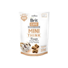 Ласощі Brit Care Mini Treats Think д/собак малих порід д/розумових здібностей індичка смак арахісове масло 50 г