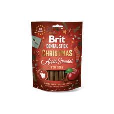 Ласощі Brit Dental Stick Christmas Apple Strudel для собак різдвяний яблучний штрудель 7 шт 251 г