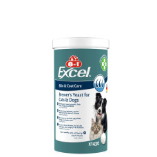 Пивні дріжджі 8in1 Excel Brewers Yeast 1430 таблеток - для шкіри та шерсті