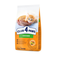 Сухий корм для кошенят Club 4 Paws Premium 5 кг - курка